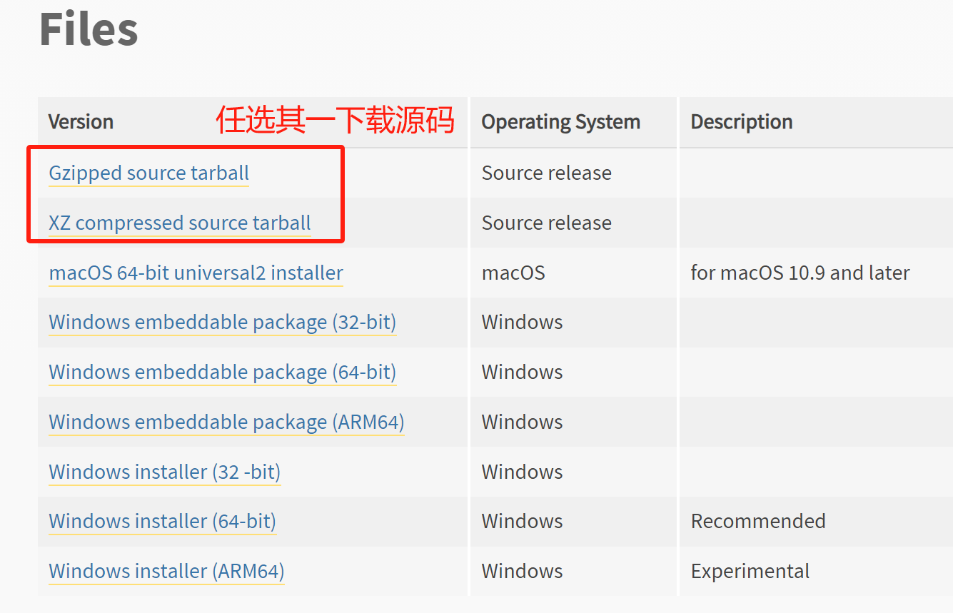 Python源码下载地址